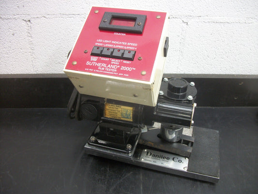 DANILEE SUTHERLAND 2000 INK RUB TESTER