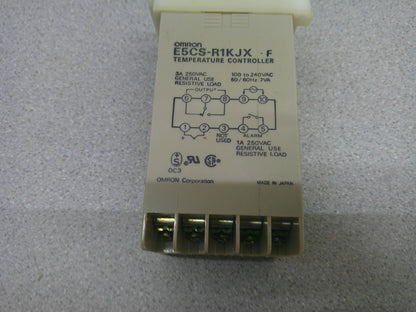 OMRON TEMPERATURE CONTROLLER E5CS-R1KJX-F