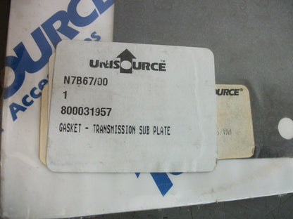 UNISOURCE TRANSMISSION SUB PLATE GASKET 800031957 NEW