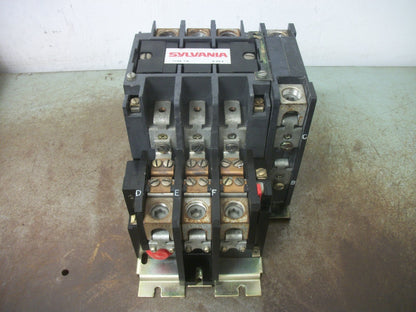 SYLVANIA SIZE 3 MOTOR STARTER T13U033 90AMP 120VCOIL 3PH 600V 50HP