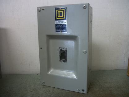 SQUARE D FA100S ENCL CIRCUIT BREAKER FAL34030 30AMP 480VOLT 3POLE REFURB