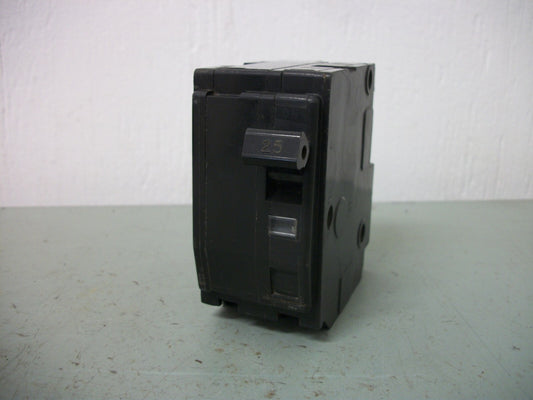 SQUARE D QO CIRCUIT BREAKER QO225 25AMP 240VOLT 2POLE OLD