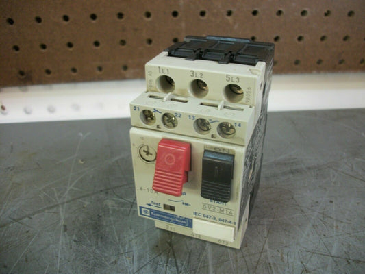 TELEMECANIQUE MOTOR CIRCUIT BREAKER GV2M14 6-10AMP