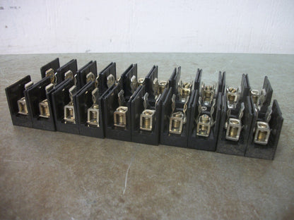 LITTELFUSE LOT OF 5 CLASS CC FUSEHOLDERS L60030M-2C 30AMP 600VOLT 2POLE