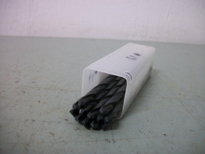 CHICAGO-LATROBE LOT OF 12 #19 3-1/4" OAL HIGH SPEED STEEL JOBBER DRILL 45689 NEW