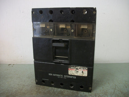 WESTINGHOUSE LA CIRCUIT BREAKER LA3400FSN 400AMP 600VOLT 3POLE