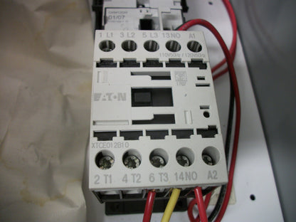 CUTLER-HAMMER ENCL CONTACTOR TYPE 12 XTCE012B10 120VCOIL 3PH 600V 10HP NOB