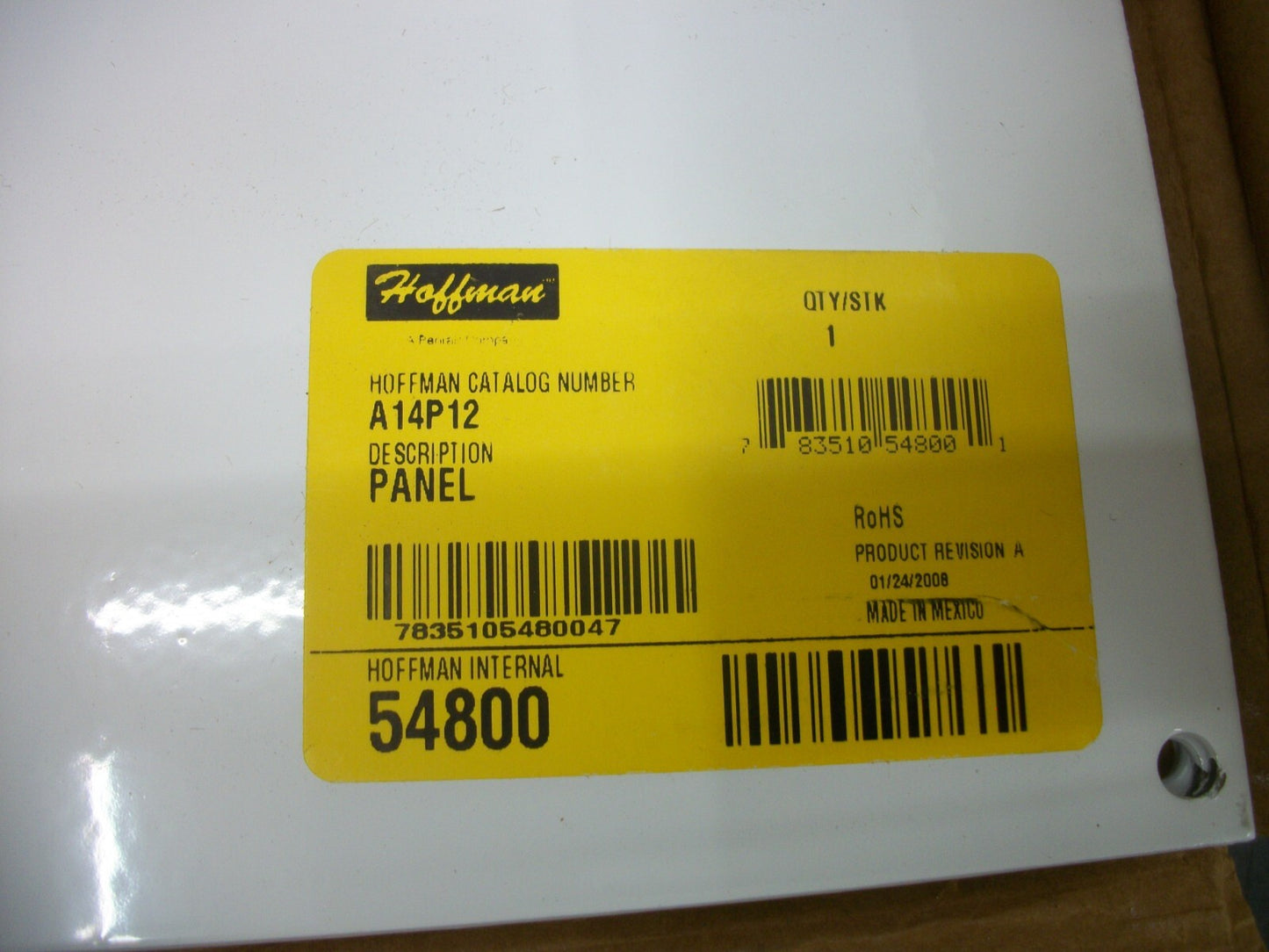 HOFFMAN BOX OF 4 14 X 12 ENCLOSURE PANEL BACKPLATES A14P12 NIB