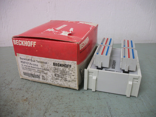 BECKHOFF 32-CHANNEL DIGITAL INPUT TERMINAL KM1014-0004 NIB