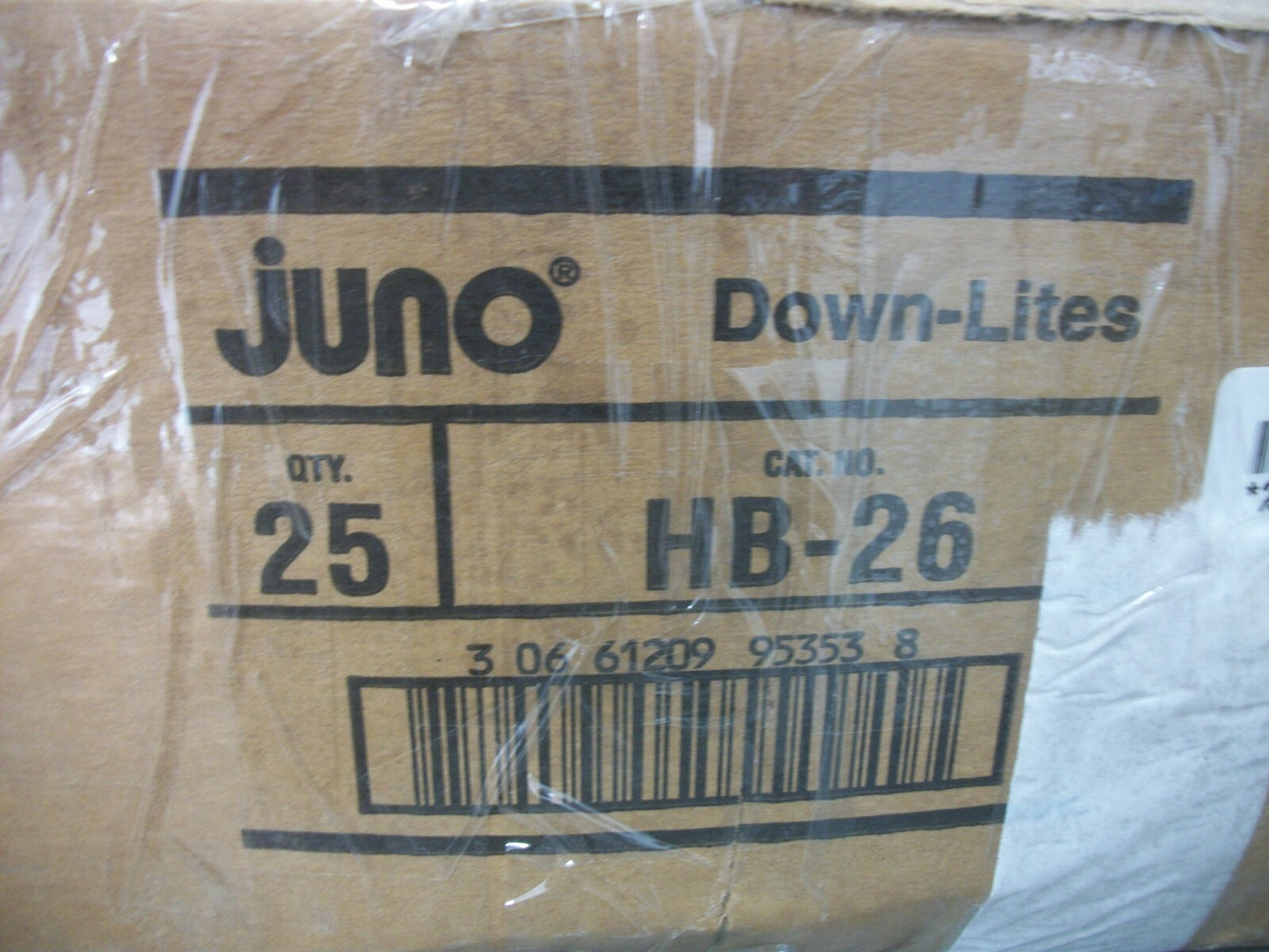 JUNO BOX OF 25 DOWN-LITES 26" C-CHANNEL BAR HANGERS HB-26 NIB