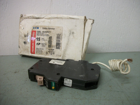 CUTLER-HAMMER AFCI CH CIRCUIT BREAKER CH115CAF 15AMP 120VOLT 1POLE NIB