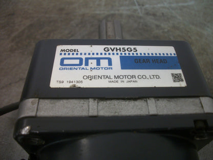 ORIENTAL MOTOR 40W SPEED CONTROL VSR540A-GVH 115V 1450RPM W/ GEAR HEAD GVH5G5