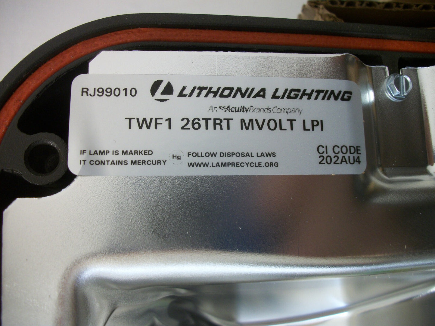 LITHONIA LIGHTING LUMINAIRE TWF1 26TRT MVOLT LPI NOB