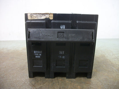 BRYANT BR CIRCUIT BREAKER BR360 60AMP 240VOLT 3POLE
