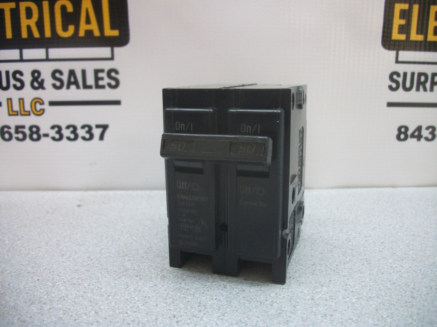 CHALLENGER TYPE C CIRCUIT BREAKER C250 50AMP 240VOLT 2POLE