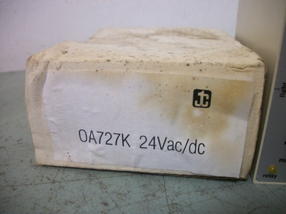 TJC TEKNIK 2-CHANNEL MULTIPLEX OPTO-AMPLIFIER OA727K 24VDC NIB