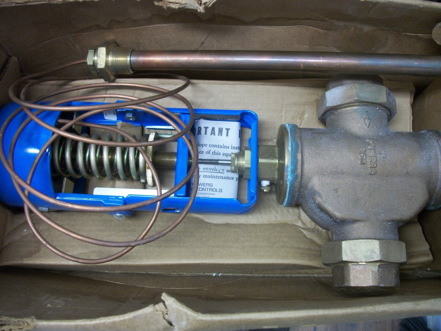 POWERS PROCESS CONTROLS NO. 11 REGULATOR 595-DB200C-C08DN04 NIB