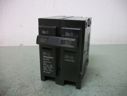 CHALLENGER TYPE C CIRCUIT BREAKER C250 50AMP 240VOLT 2POLE NOB