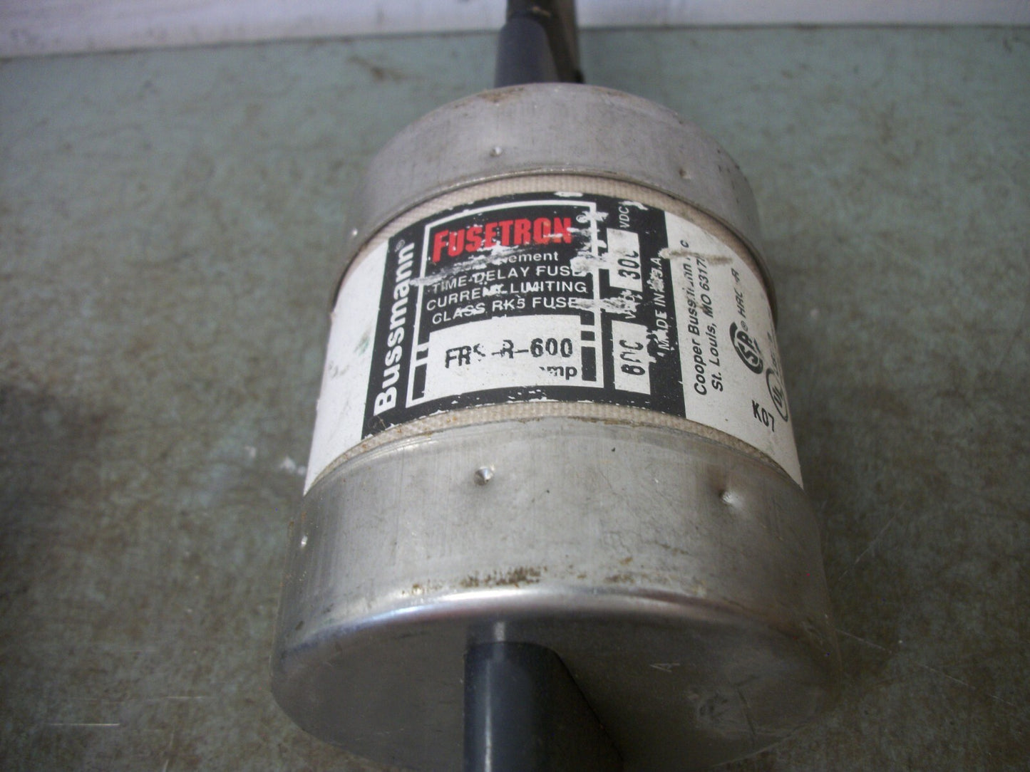 BUSSMANN FUSETRON FUSE FRS-R-600 600AMP 600VOLT