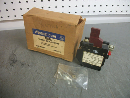 WESTINGHOUSE 1POLE THERMAL OVERLOAD RELAY FOR SIZE 1 AN11A NIB
