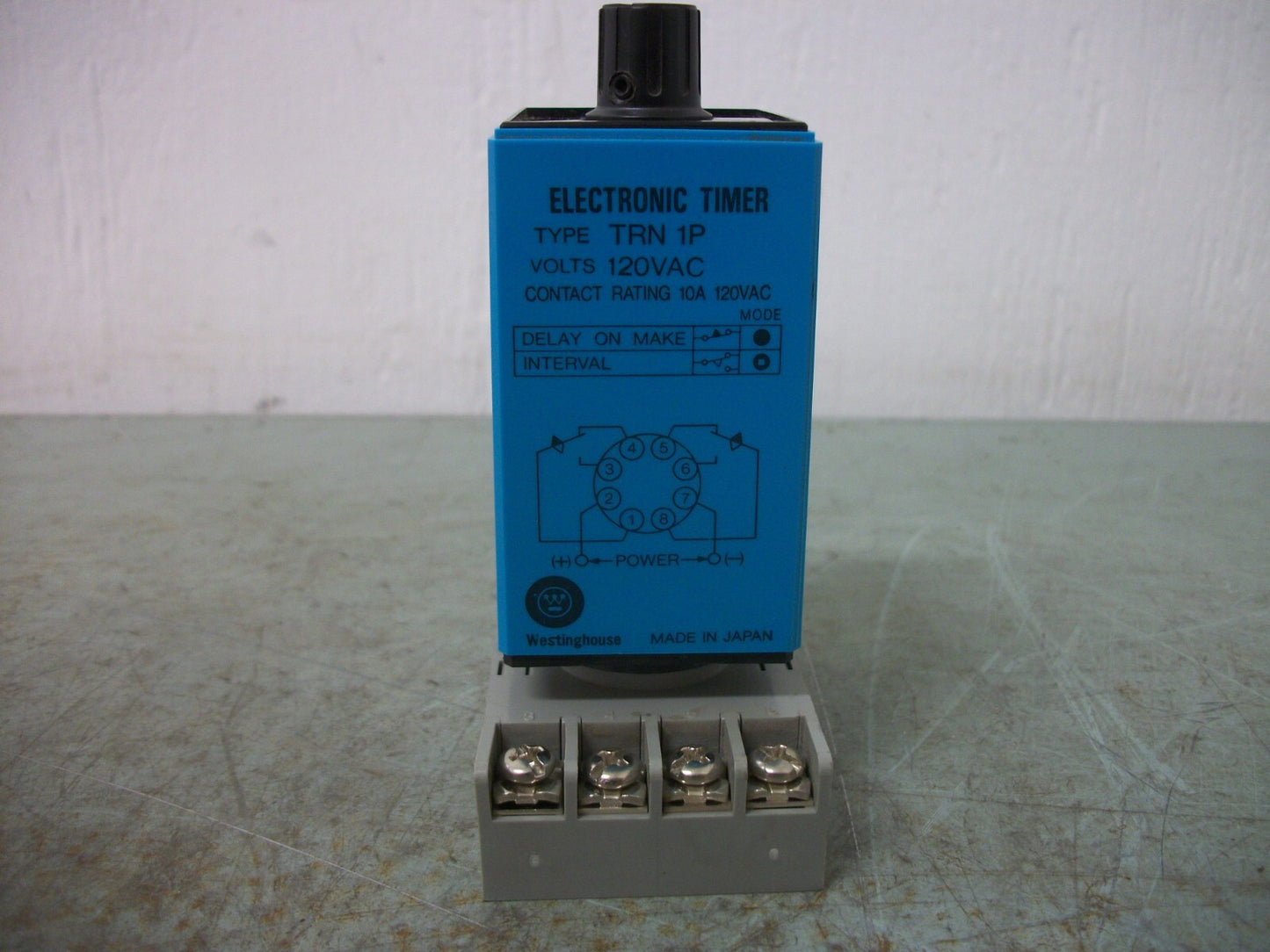WESTINGHOUSE TR ELECTRONIC TIMER TRN 1P 120VOLT 1SEC-10HOUR
