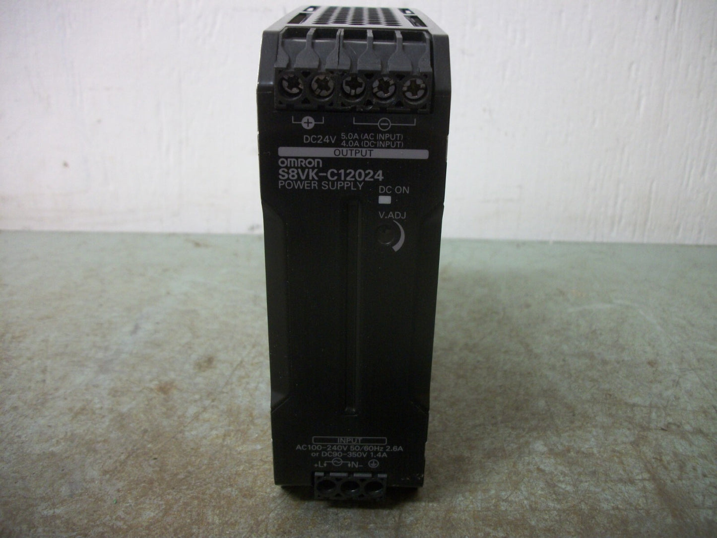 OMRON POWER SUPPLY S8VK-C12024 24VDC 5AMP