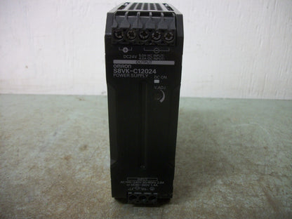 OMRON POWER SUPPLY S8VK-C12024 24VDC 5AMP