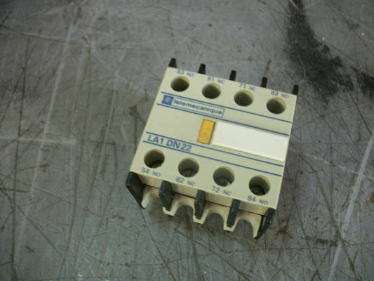 TELEMECANIQUE 2N.O. 2N.C. CONTACT BLOCK LA1DN22