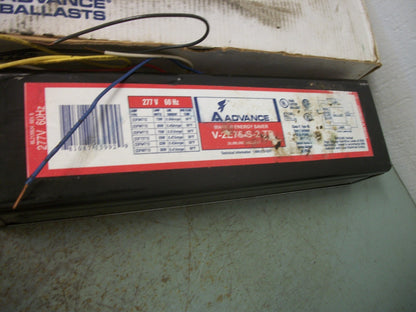 ADVANCE MARK III ENERGY SAVER SLIMLINE BALLAST V2E75STP 277VOLT NIB