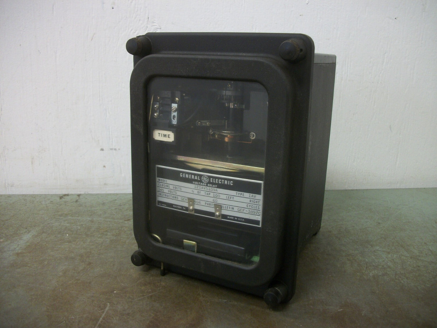 GE IAV VOLTAGE RELAY 12IAV5109A 345VOLT