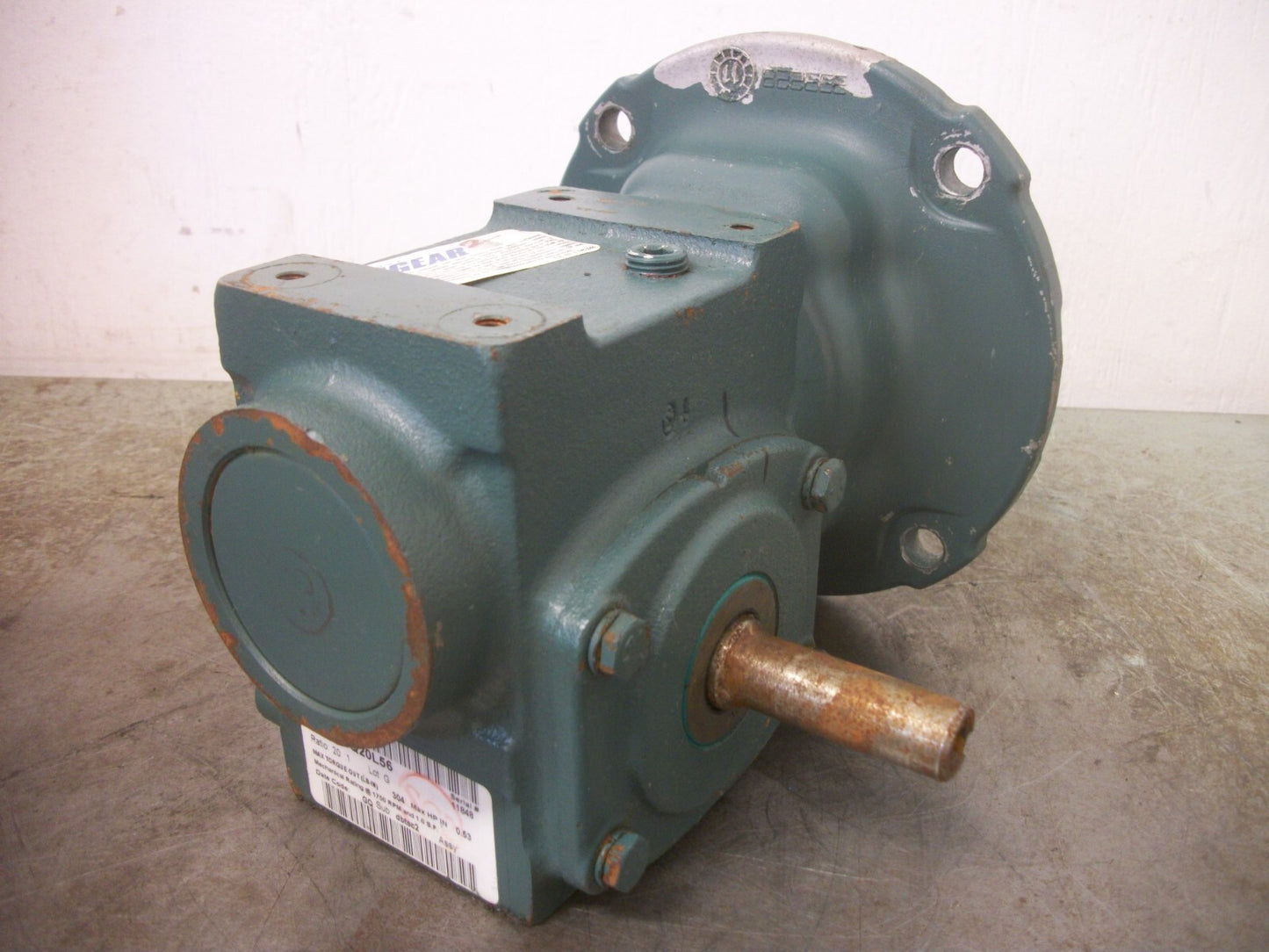 DODGE TIGEAR 20:1 RATIO GEAR REDUCER 13Q20L56 0.53HP 1750RPM