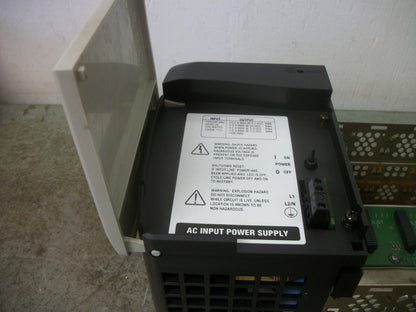 ALLEN-BRADLEY 17-SLOT PLC RACK CHASSIS 1756-A17 W/1756-PA75/B