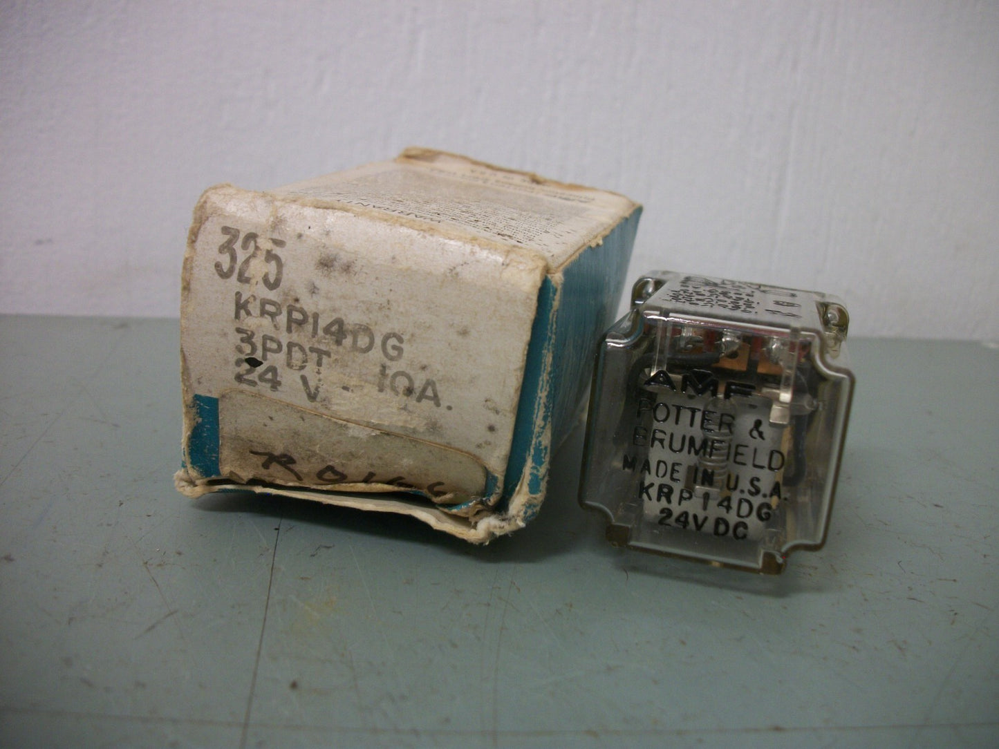 POTTER & BRUMFIELD 3PDT RELAY KRP14DG 10AMP 24VCOIL NIB