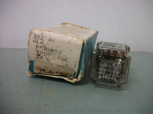 POTTER & BRUMFIELD 3PDT RELAY KRP14DG 10AMP 24VCOIL NIB