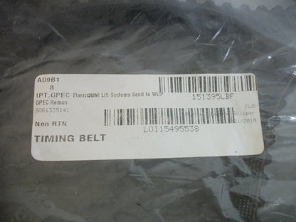 VOLKSWAGEN TIMING BELT 151395 NEW