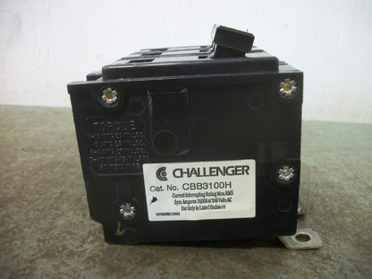 CHALLENGER CBB CIRCUIT BREAKER CBB3100H 100AMP 240VOLT 3POLE