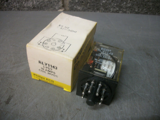 PHILIPS ECG RELAY RLY1143 10AMP 24VDC NIB