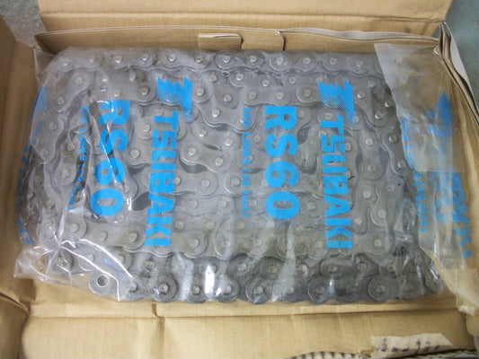 TSUBAKI 10' 160 LINKS ROLLER CHAIN RS60-1-RP-U A110109 NIB