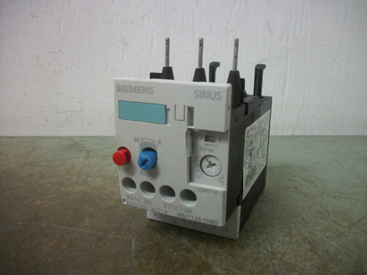 SIEMENS THERMAL OVERLOAD RELAY 3RU1126-1HB0 5.5-8AMP