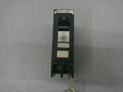 CUTLER-HAMMER GFCI CL CIRCUIT BREAKER CL120GFT 20AMP 120VOLT 1POLE