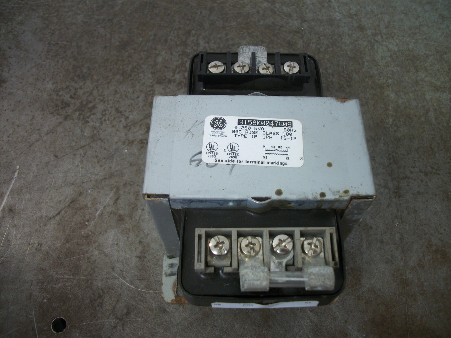 GE .250KVA 1PH TRANSFORMER 9T58K0047G09 HV 220X480 LV 110/120
