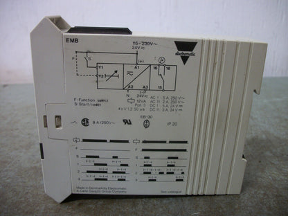 CARLO GAVAZZI ELECTROMATIC MULTI TIMER RELAY MODULE EMB C T23 230VOLT