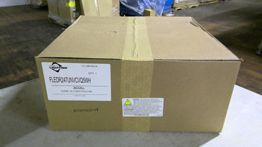 SECURITY LIGHTING FUEL LED WHITE RECESSED CANOPY LIGHT FLEDR247UNVCVQ5WH NIB