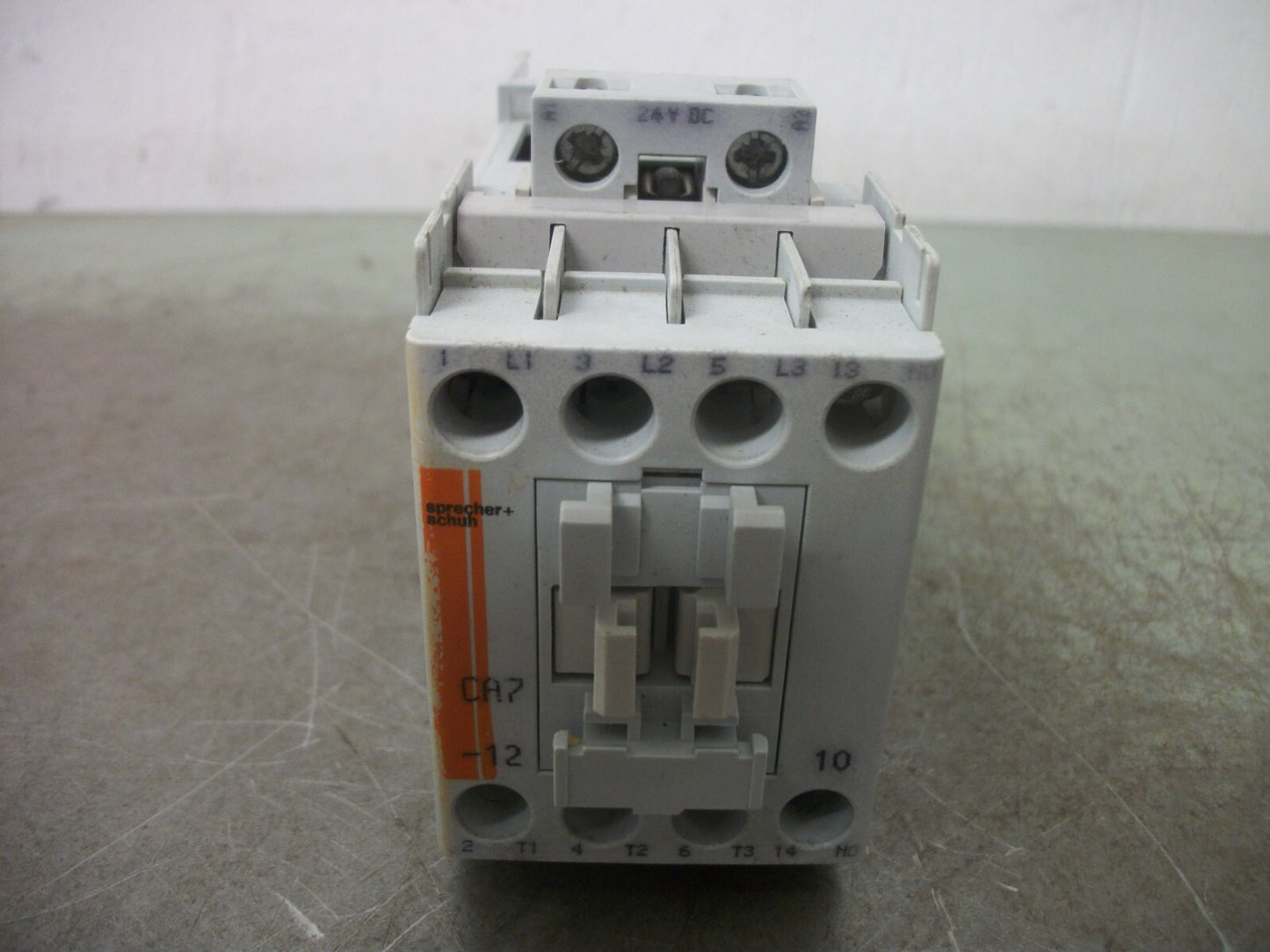 SPRECHER+SCHUH CONTACTOR CA7-12C-10 25AMP 24VCOIL 3PH 600V 10HP