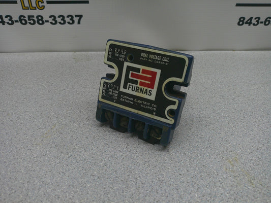 FURNAS DUAL VOLTAGE MAGNET COIL D2936-31 110-120VCOIL / 208-240VCOIL
