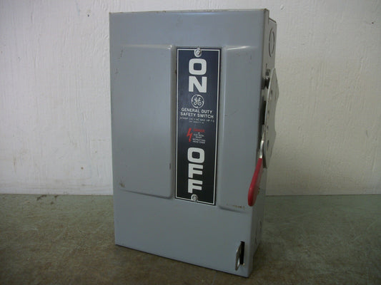 GE DISCONNECT TYPE 1 TG3221 30AMP 240VOLT 2POLE FUSIBLE