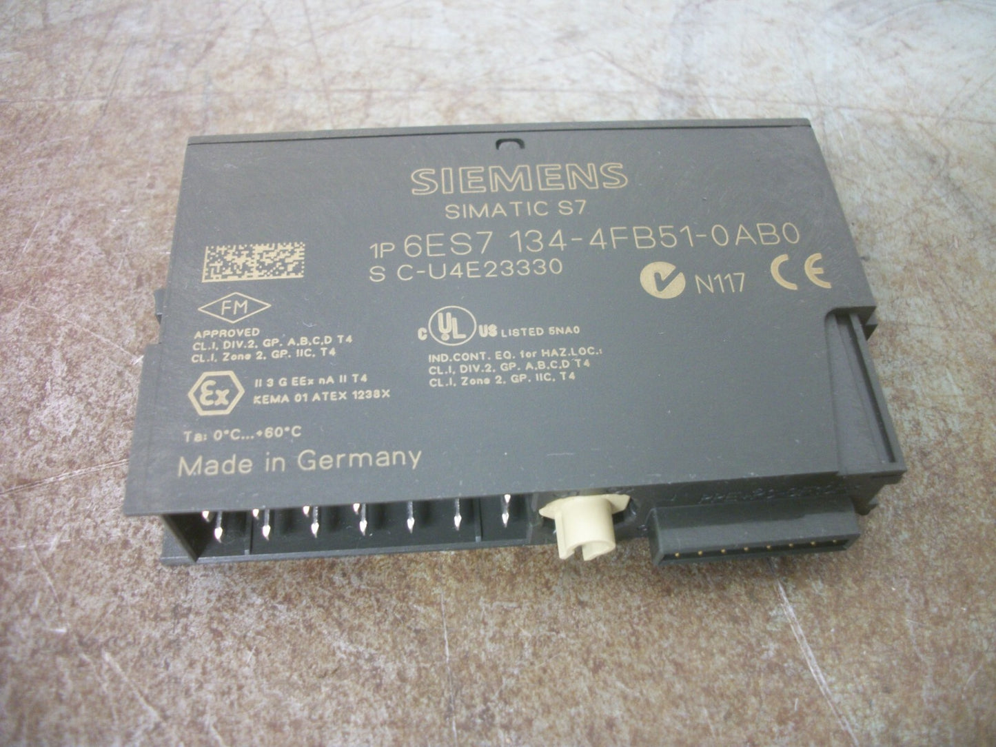 SIEMENS SIMATIC S7 2AI U HS ANALOG ELECTRONIC MODULE 6ES7 134-4FB51-0AB0
