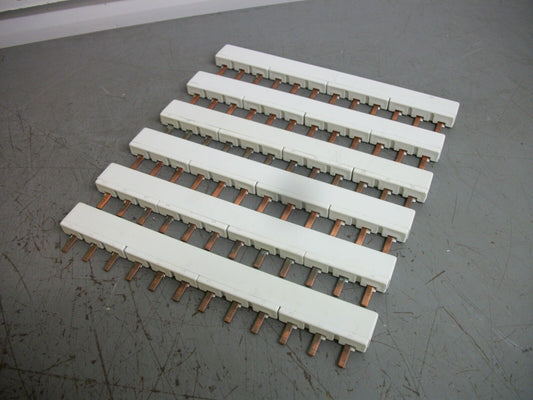 SQUARE D LOT OF 6 MULTI 9 18mm COMB BUS BARS MG10285 63AMP 12POLE 1PH