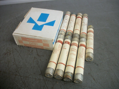 GOULD SHAWMUT BOX OF 9 ONE-TIME FUSES OTS1 1AMP 600VOLT NIB