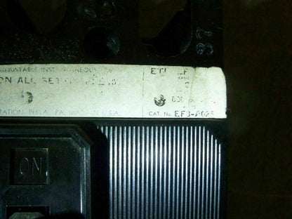 SIEMENS EF3 CIRCUIT BREAKER EF3A025 25AMP 600VOLT 3POLE
